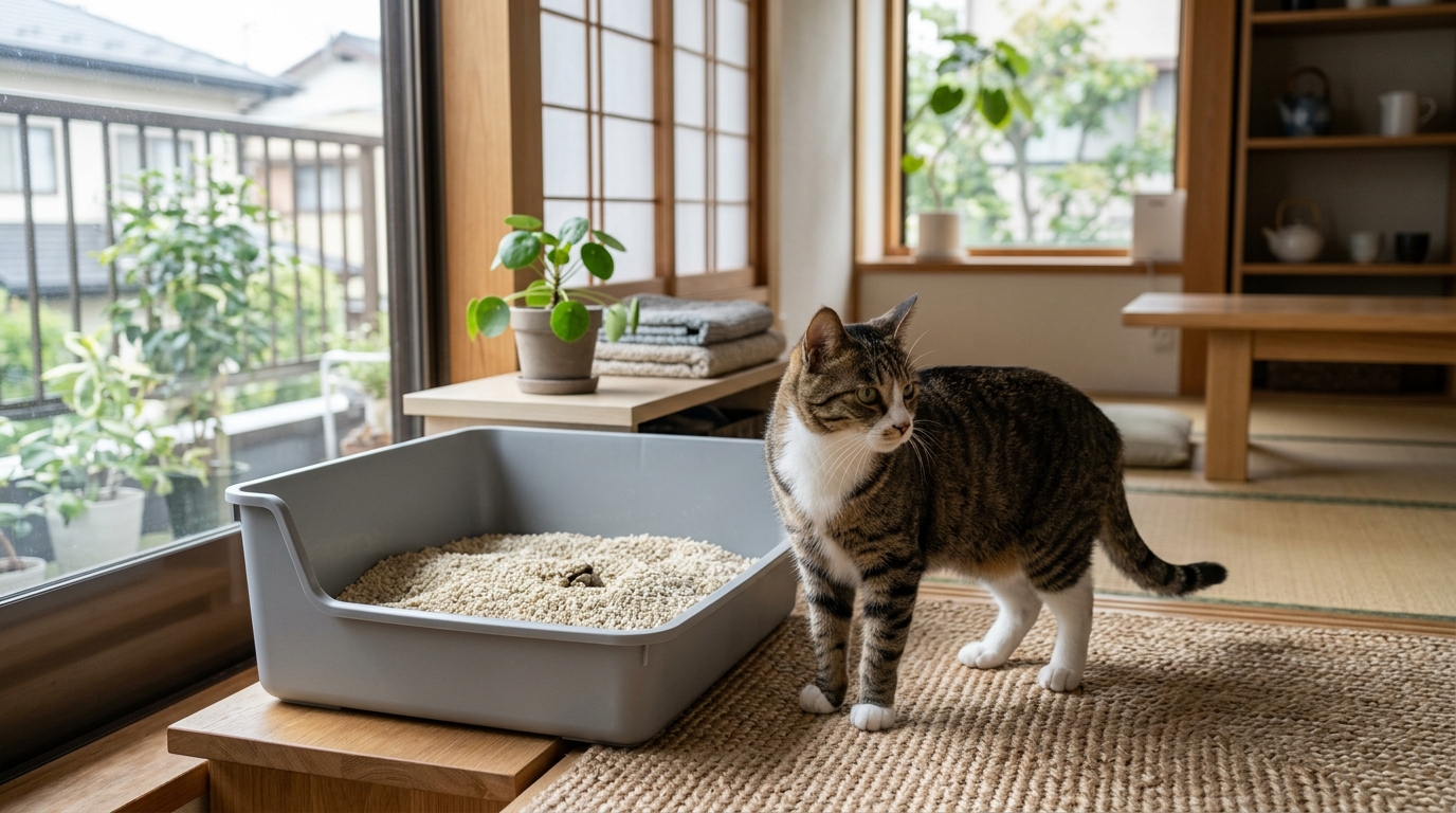 猫が自分のウンチに砂をかけない理由と対策 - 1