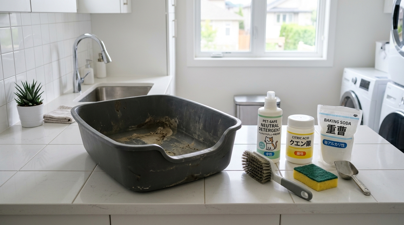 猫トイレの丸洗いの頻度と正しい洗い方！ニオイを根本から断つ方法 - 2