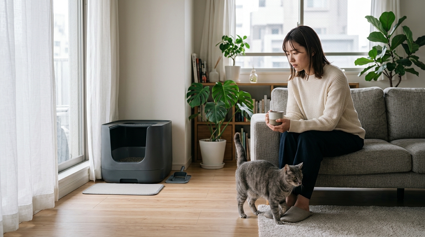 猫トイレの臭いが限界！今すぐできる強力な消臭対策5つのステップ - 1