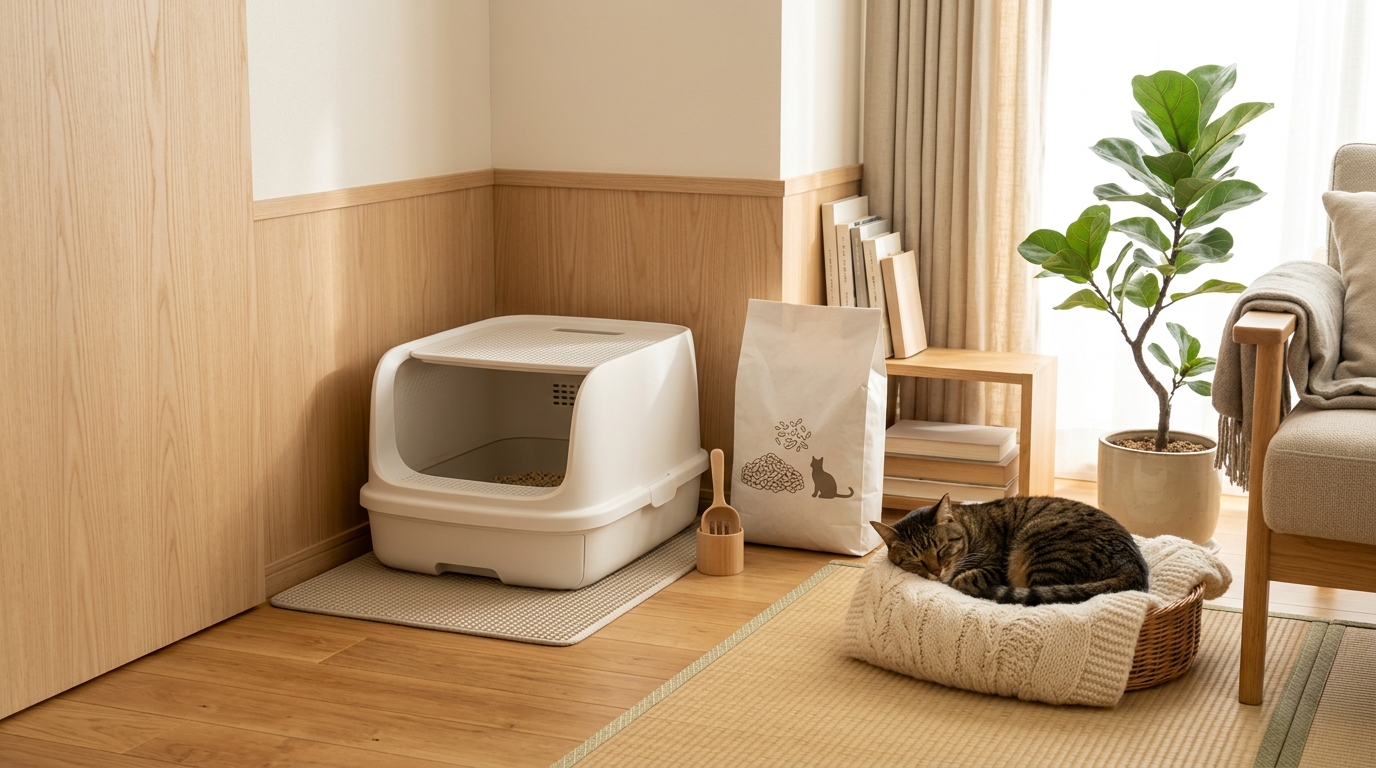 猫トイレの臭いが限界！今すぐできる強力な消臭対策5つのステップ - 3