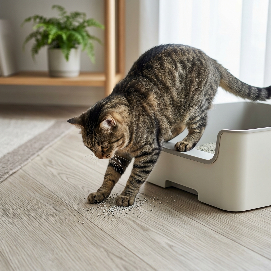 猫砂 かき トイレ以外 アイキャッチ