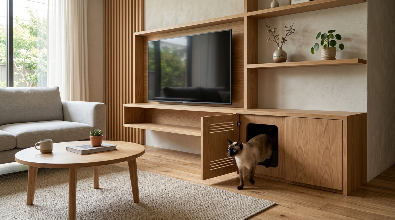 猫トイレ 置く 場所がない - 2