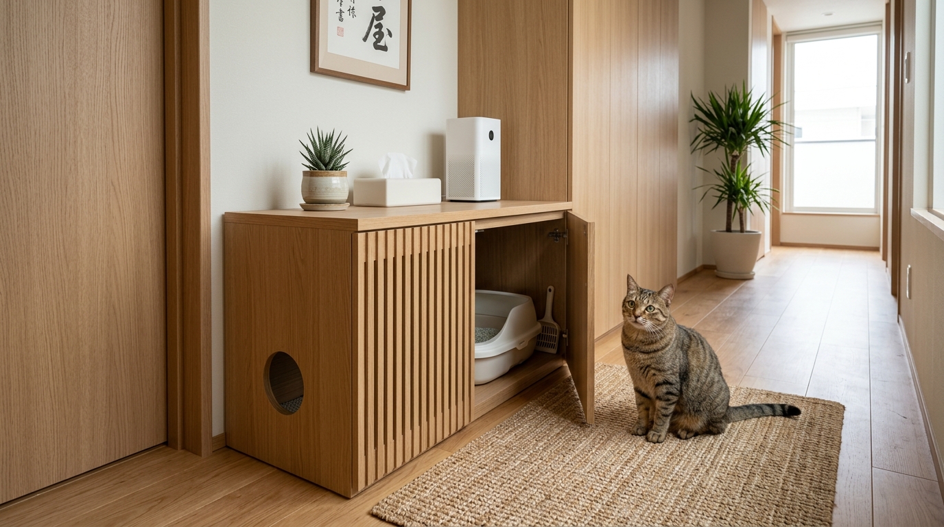猫が喜ぶトイレの設置場所とは？風水や動線から考えるベストポジション - 3