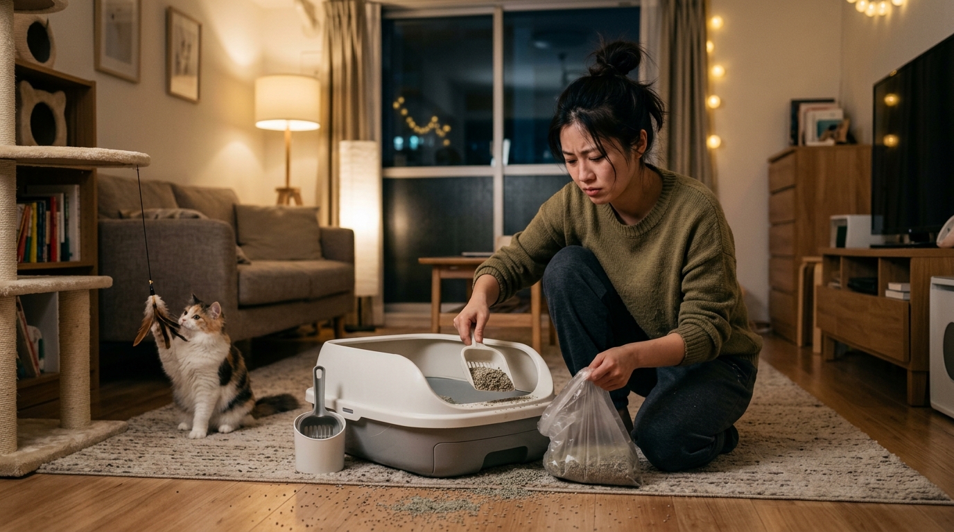 「もっと早く買えばよかった…」自動猫トイレ導入で変わった私の生活 - 1
