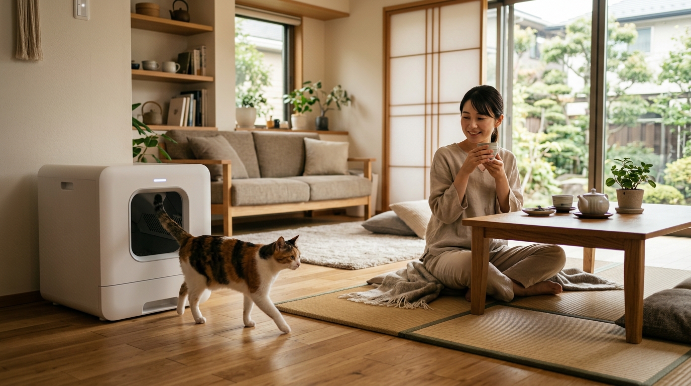 「もっと早く買えばよかった…」自動猫トイレ導入で変わった私の生活 - 3