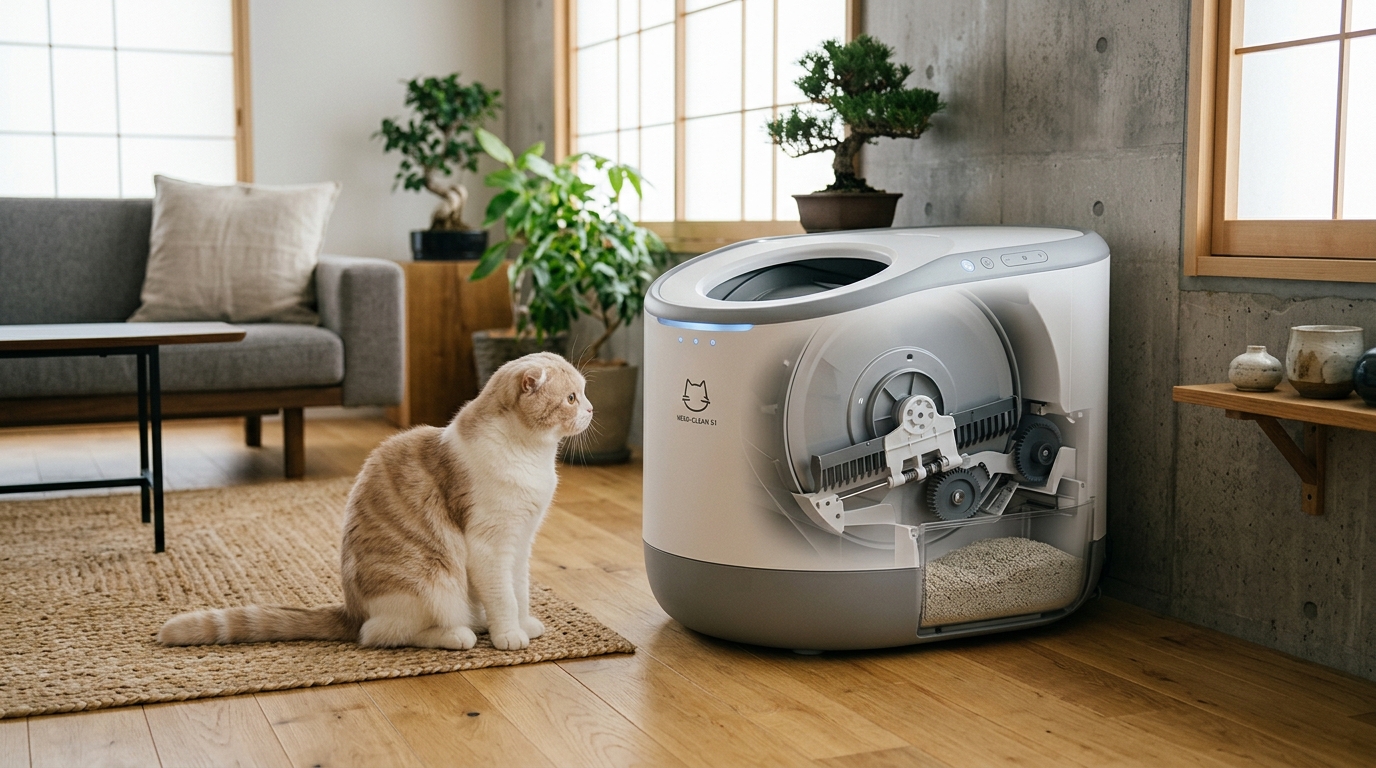 自動猫トイレの仕組みとは?安全センサーや作動原理を徹底解説 - 1