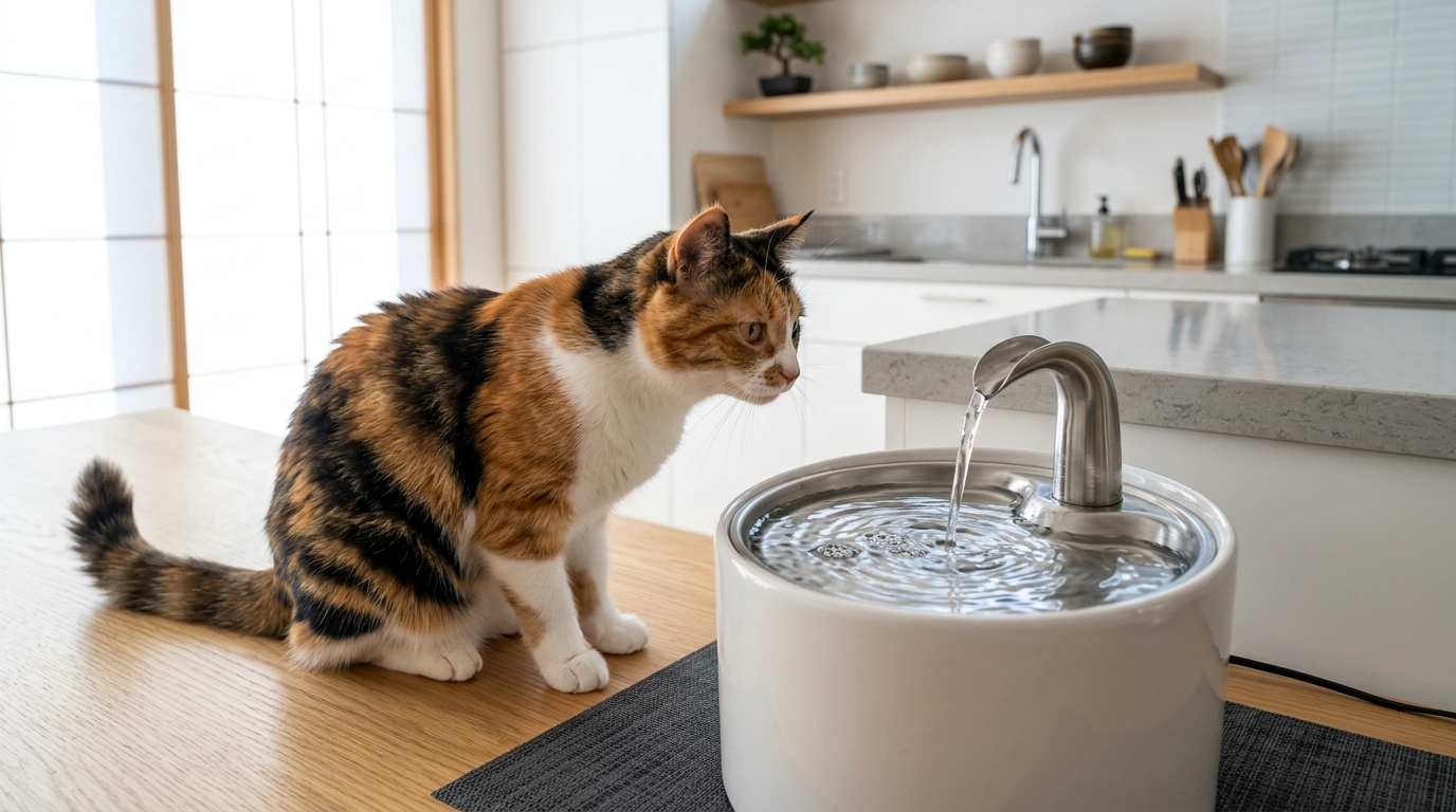 猫の飲水量を増やす工夫！なぜ流れる水を好むのか？ - 2