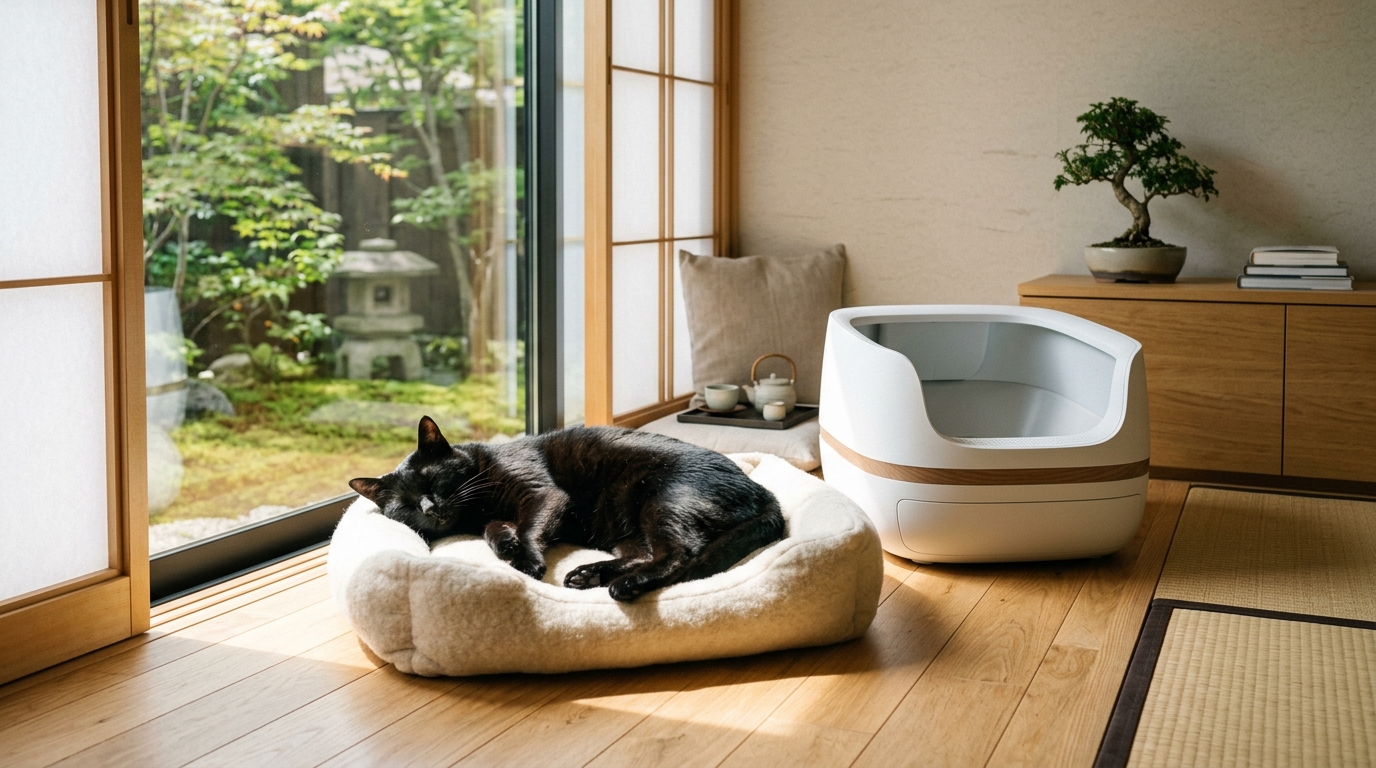 自動猫トイレを猫が怖がる時の対処法！慣れさせるためのステップ - 3