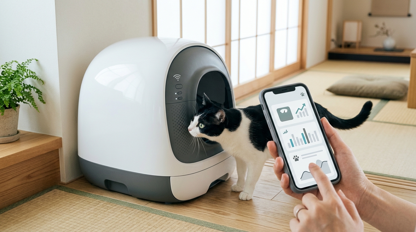 スマホアプリ連携で超便利!Wi-Fi対応の自動猫トイレ比較 - 2