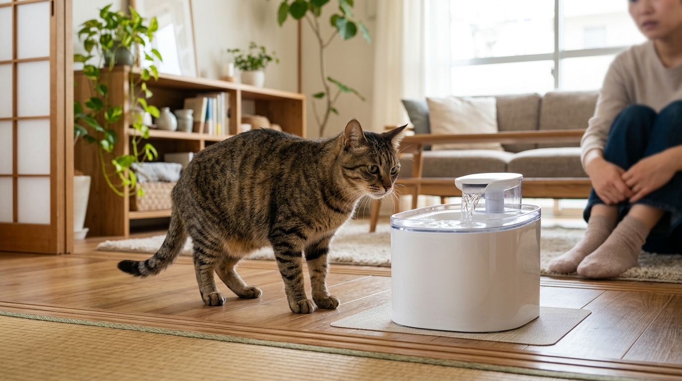 愛猫が自動給水器の水を飲まない?原因と飲ませるための工夫 - 1