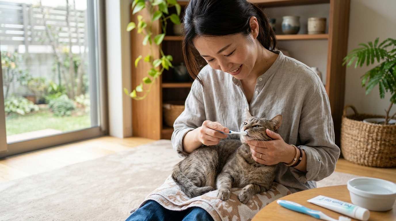 猫のデンタルケア基礎知識!歯磨きを始める最適な時期とステップ - 3