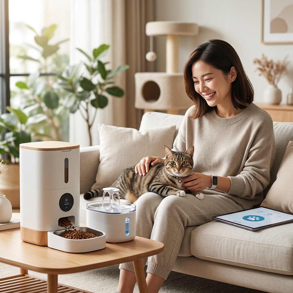 ズボラ飼い主さん必見！最新ペットテックで叶える「頑張らない」猫のお世話 アイキャッチ