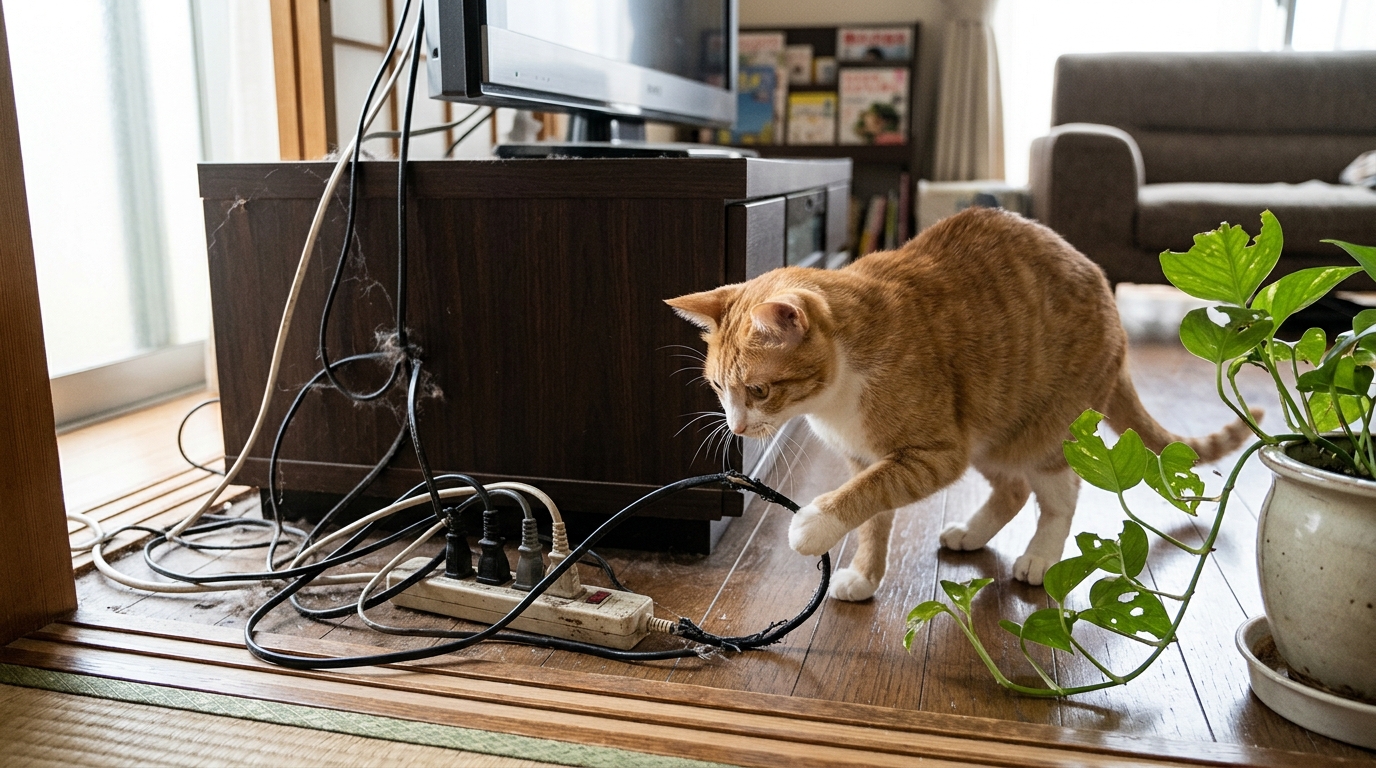 愛猫の留守番中のイタズラ対策!部屋の安全対策完全ガイド - 2