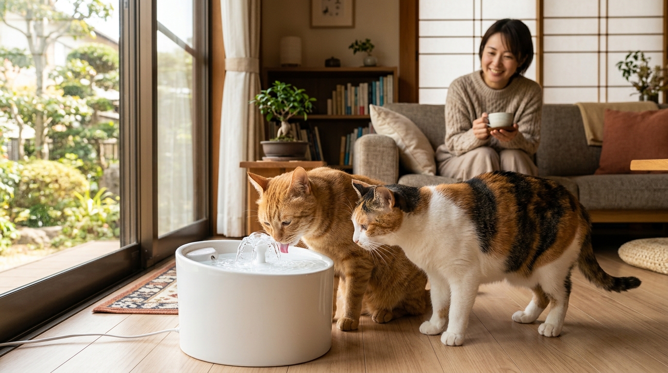フィルター交換が簡単な猫用自動給水器のおすすめモデル比較 - 3