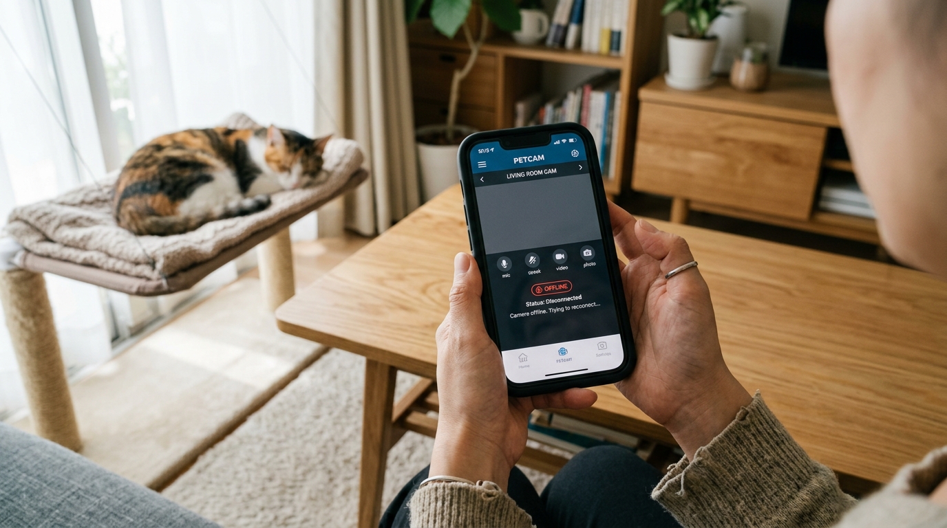猫用ペットカメラがオフラインになる！接続トラブルの解決手順 - 1