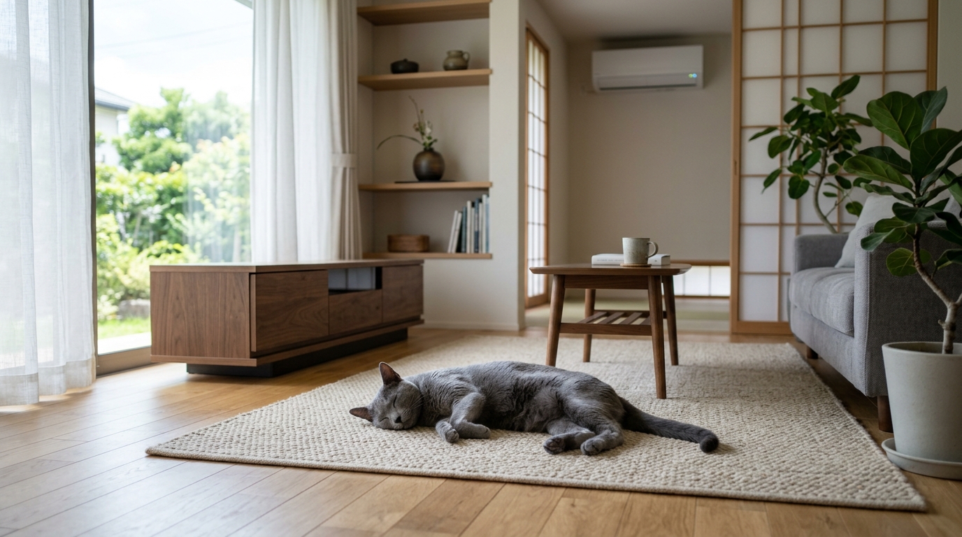 夏の猫の熱中症対策！エアコンの適切な温度設定と留守番の工夫 - 1