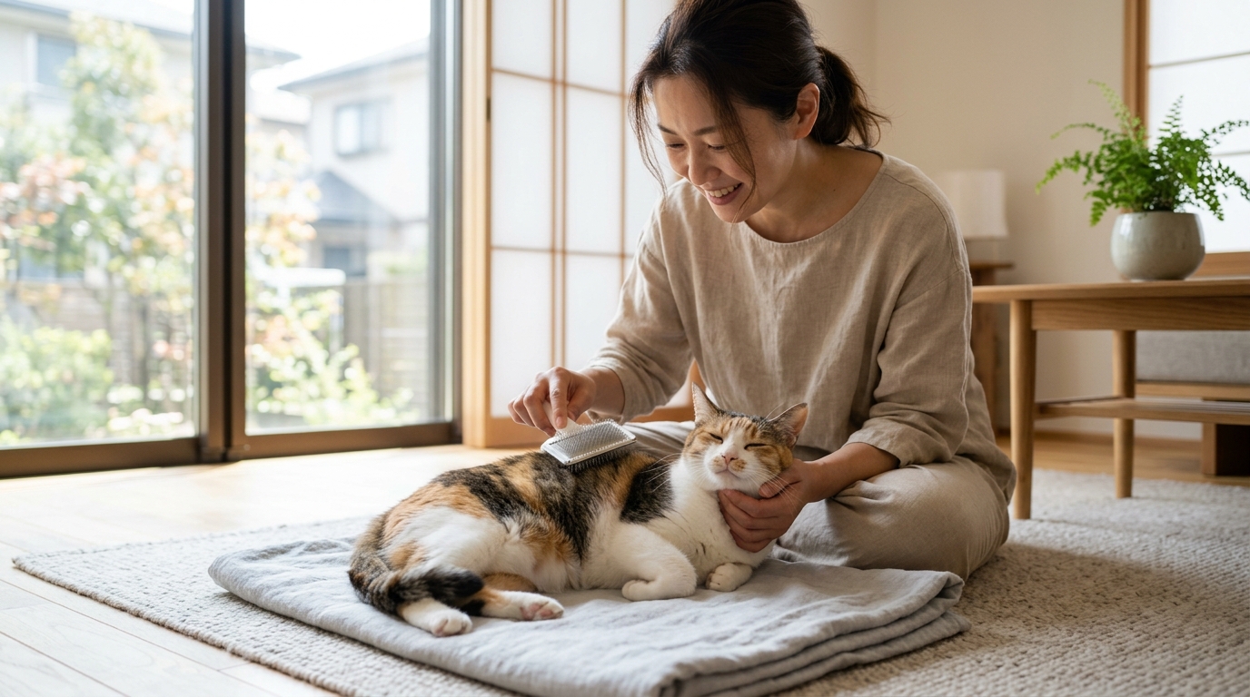 猫の毛球症（ヘアボール）予防！ブラッシングと食事での対策 - 2