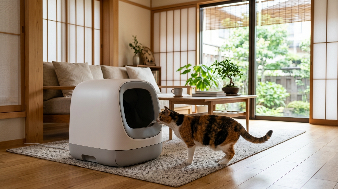 自動猫トイレの初期設定と使い方ガイド【メーカー別】 - 1
