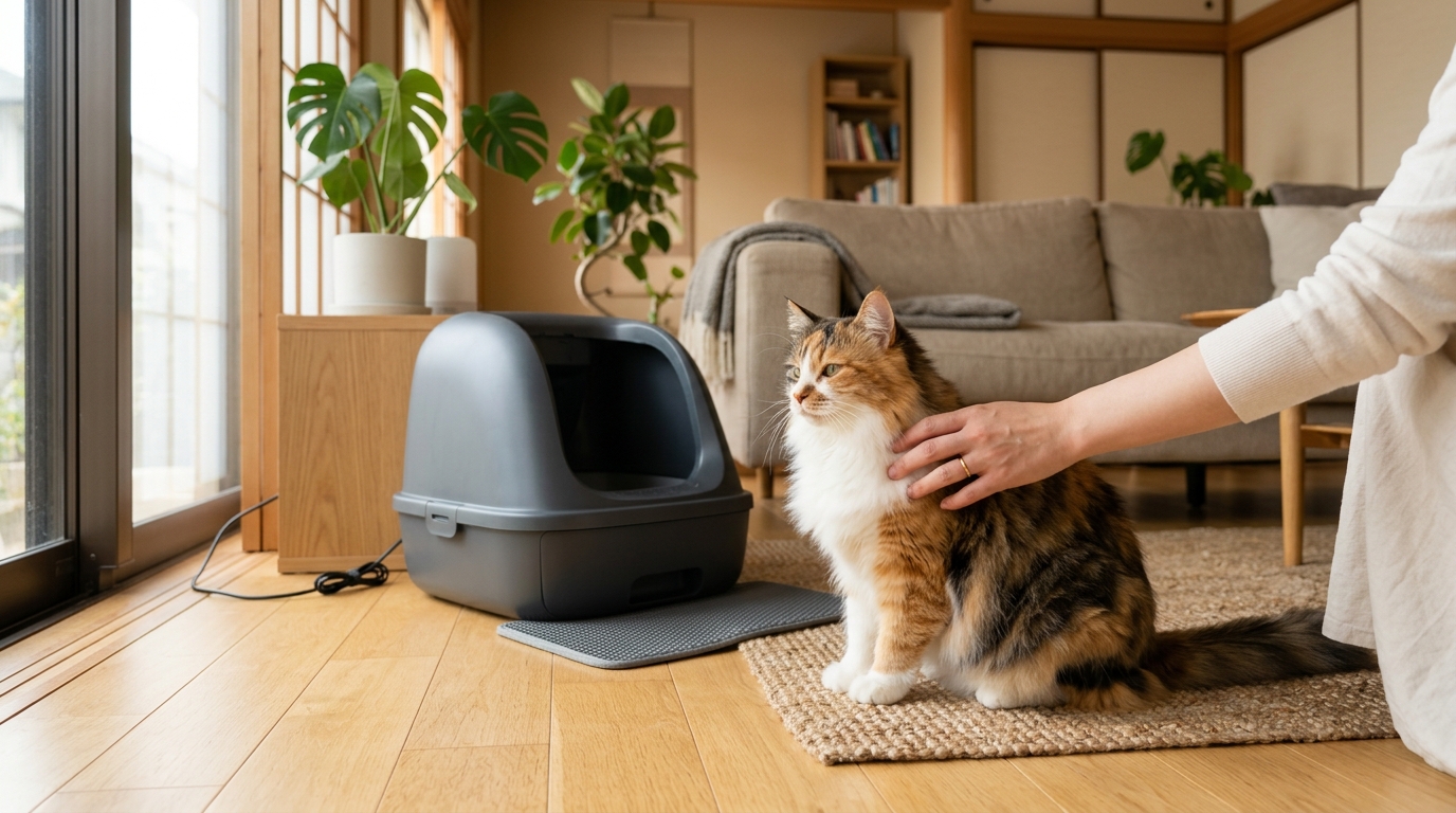 自動猫トイレの初期設定と使い方ガイド【メーカー別】 - 3