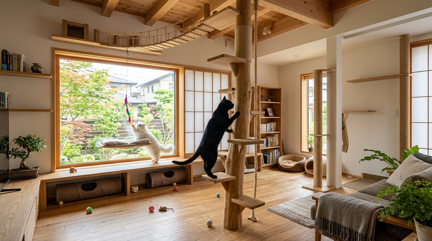 完全室内飼いと外飼いの寿命の違いは？室内を快適にする工夫 - 3