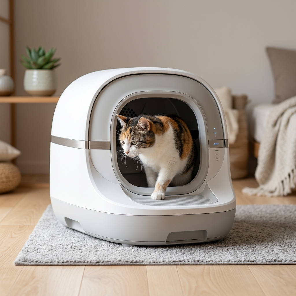 シニア猫にも使える自動猫トイレの選び方とおすすめモデル アイキャッチ