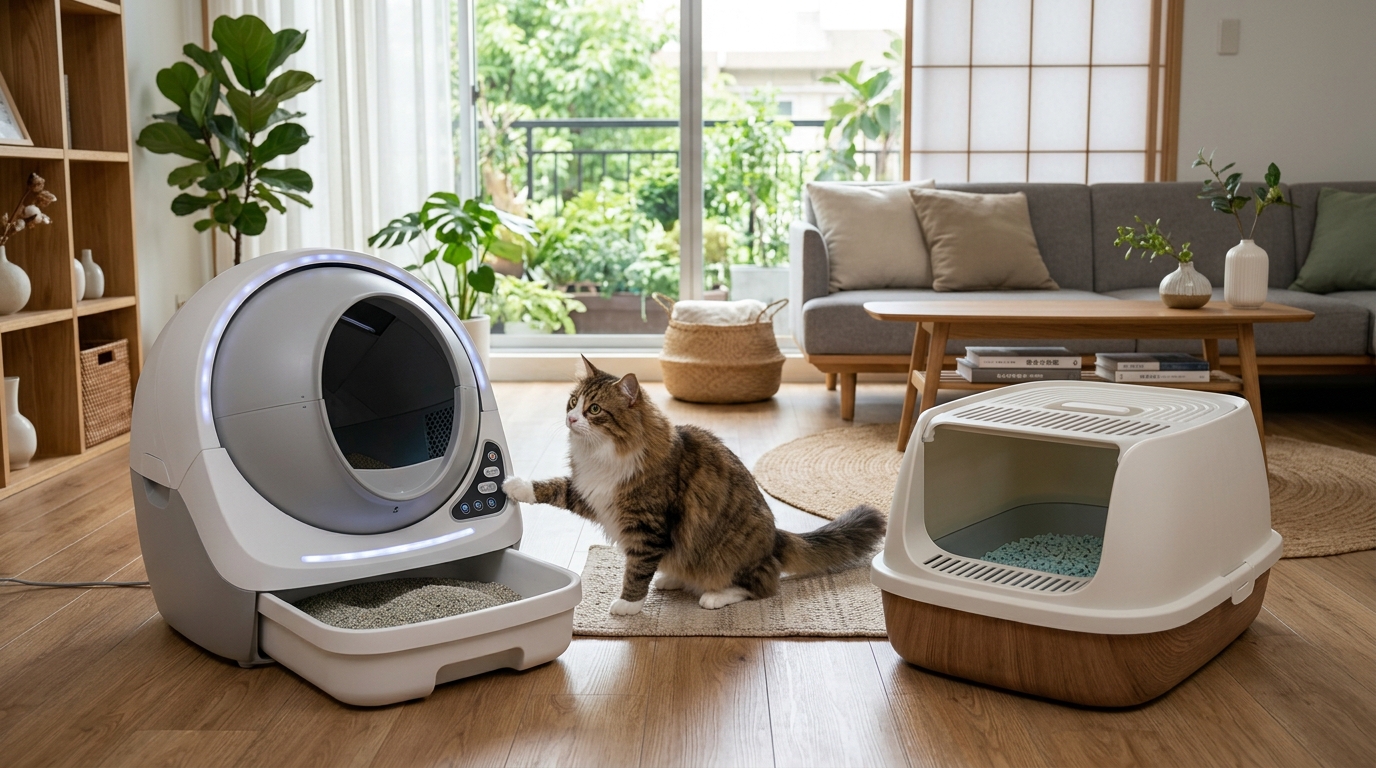 自動猫トイレとシステムトイレの違い！どっちがあなたと猫に合っている？ - 1