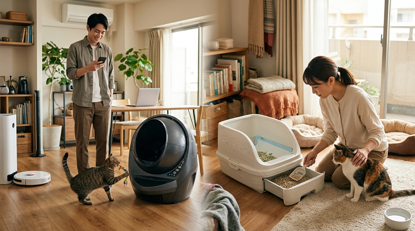 自動猫トイレとシステムトイレの違い！どっちがあなたと猫に合っている？ - 3