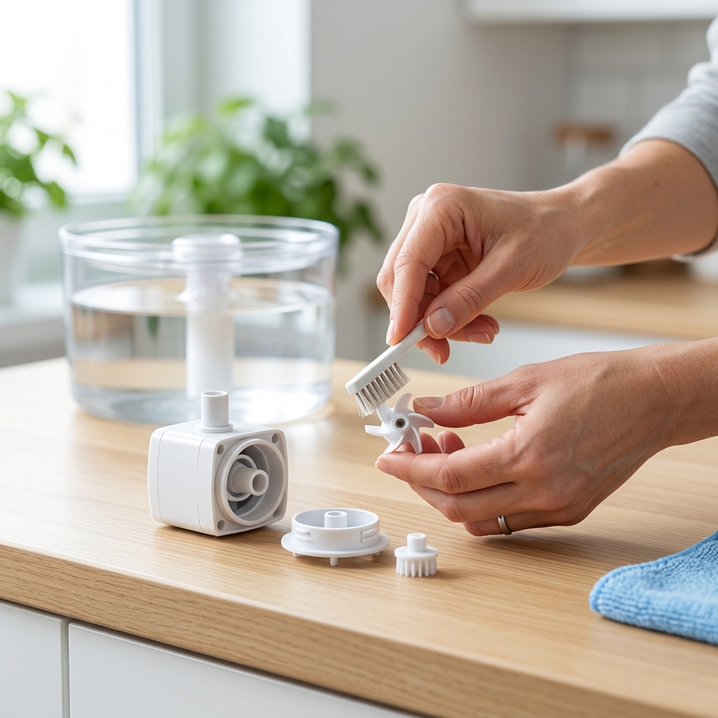 自動給水器のポンプの掃除方法は？カビやヌメリを防ぐお手入れ術 アイキャッチ