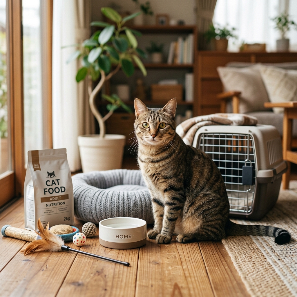 保護猫をお迎えする前の準備リスト！必要なアイテムと心構え アイキャッチ