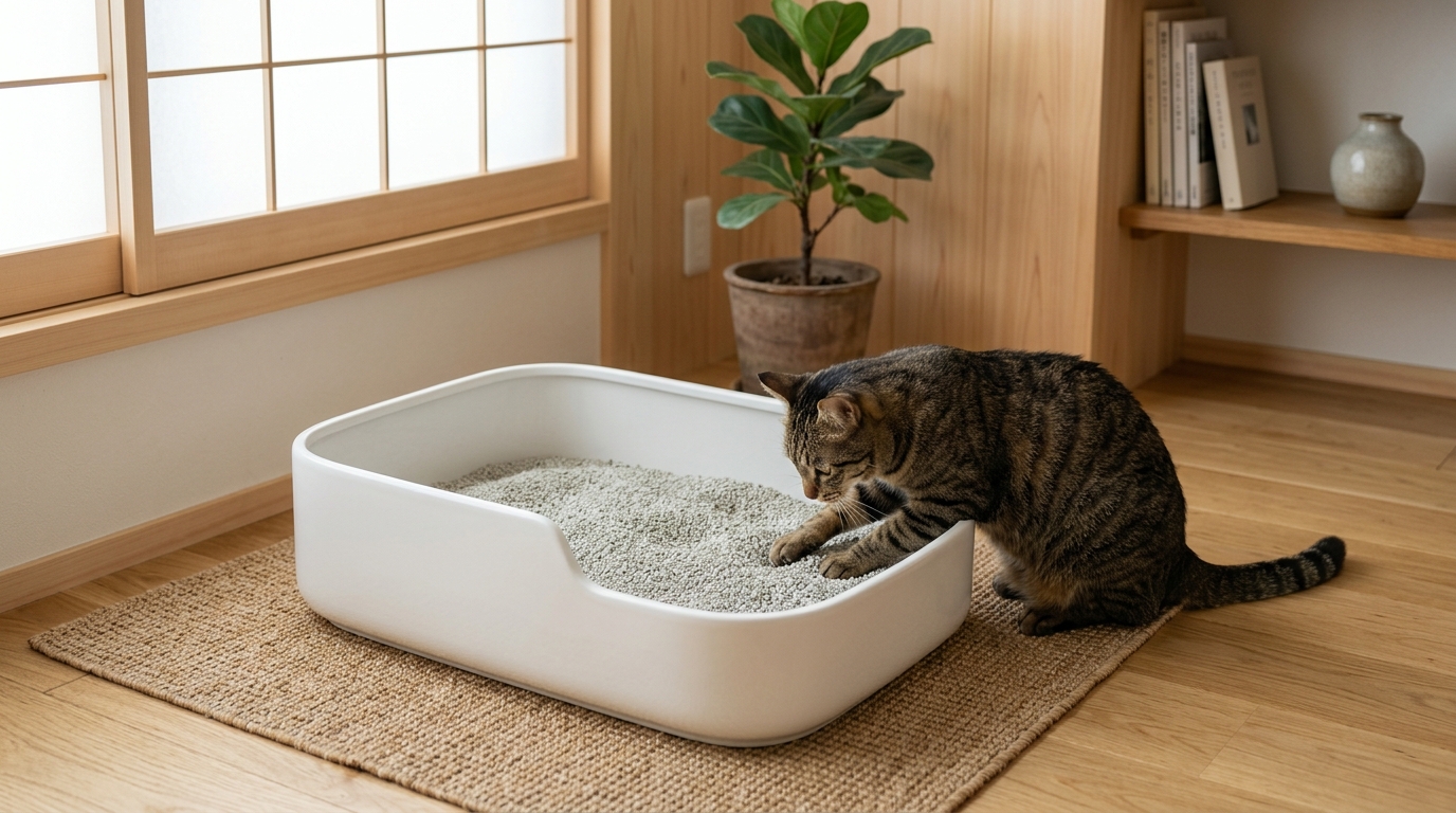猫がトイレのふちに乗ってする…なぜ？原因と対策 - 2