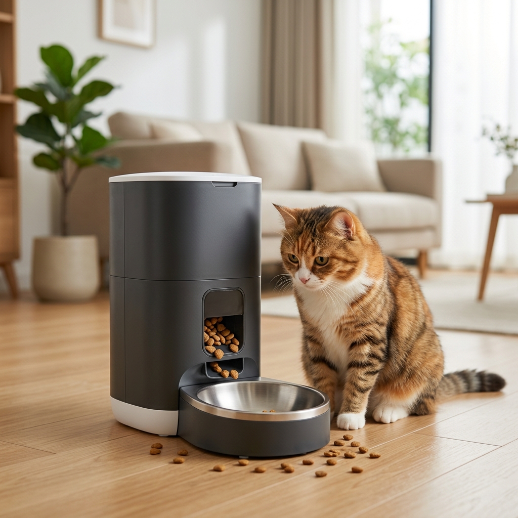 猫 自動給餌器 詰まる アイキャッチ