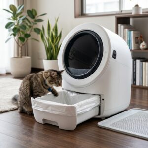 猫 自動トイレ ゴミ袋 代用 アイキャッチ
