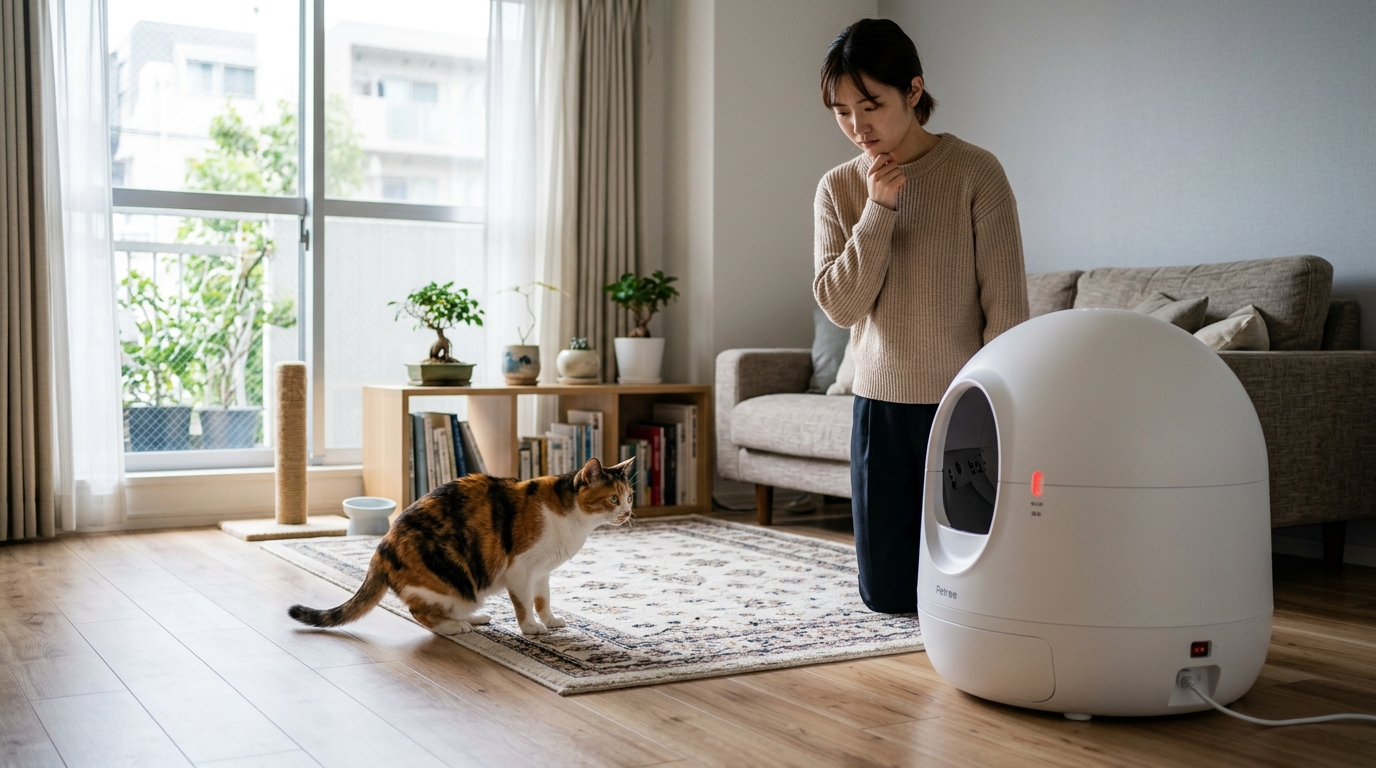 猫 自動トイレ やめた - 1