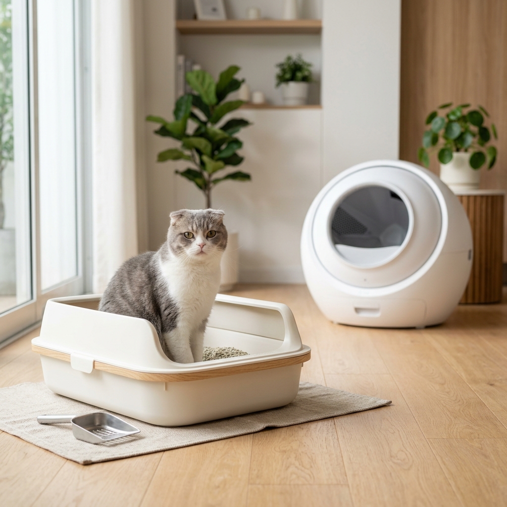 猫 自動トイレ やめた アイキャッチ