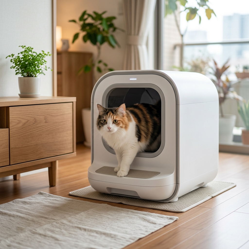 猫 自動トイレ メリット デメリット 故障 アイキャッチ