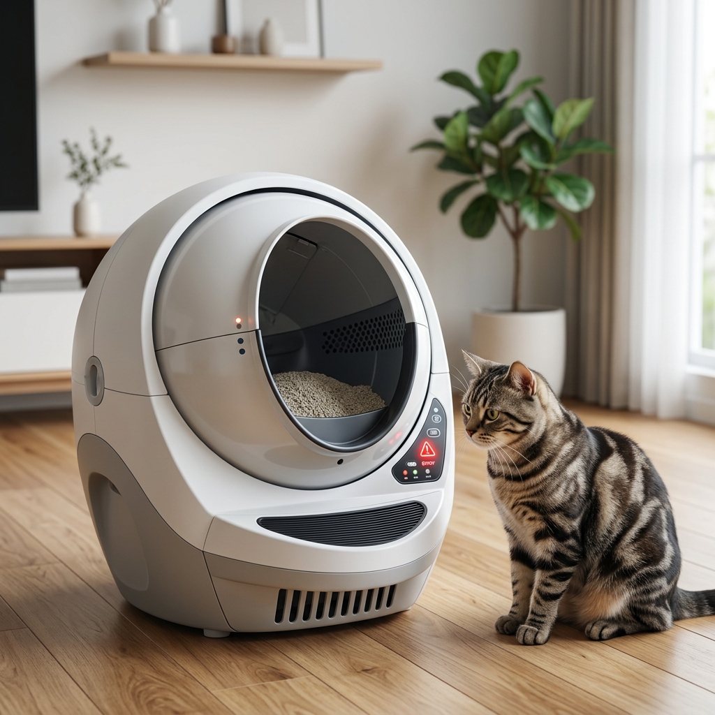 猫 自動トイレ 故障 アイキャッチ